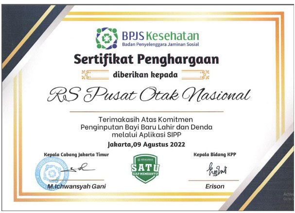 Penghargaan dari BPJS Kesehatan